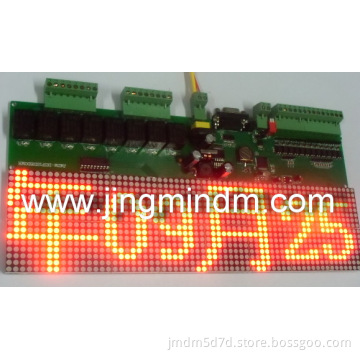 12 Channels Simple LED Display PLC Control Board with Lattice